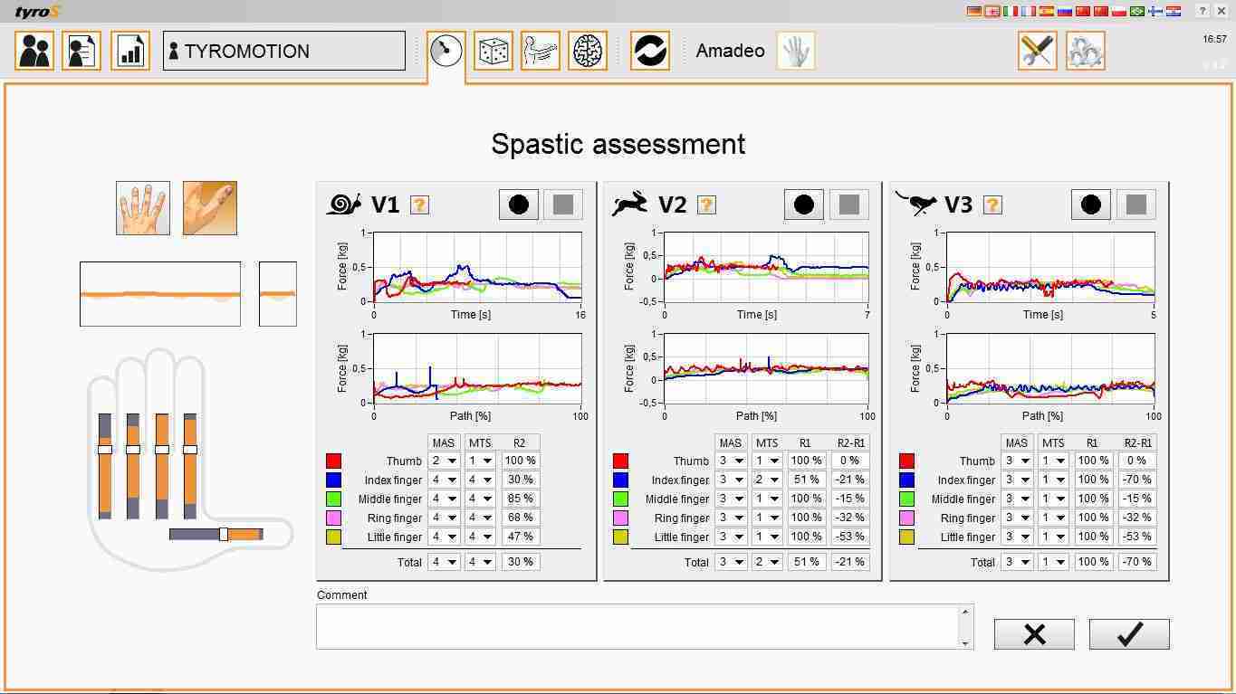 amaedo screenshot of assesment