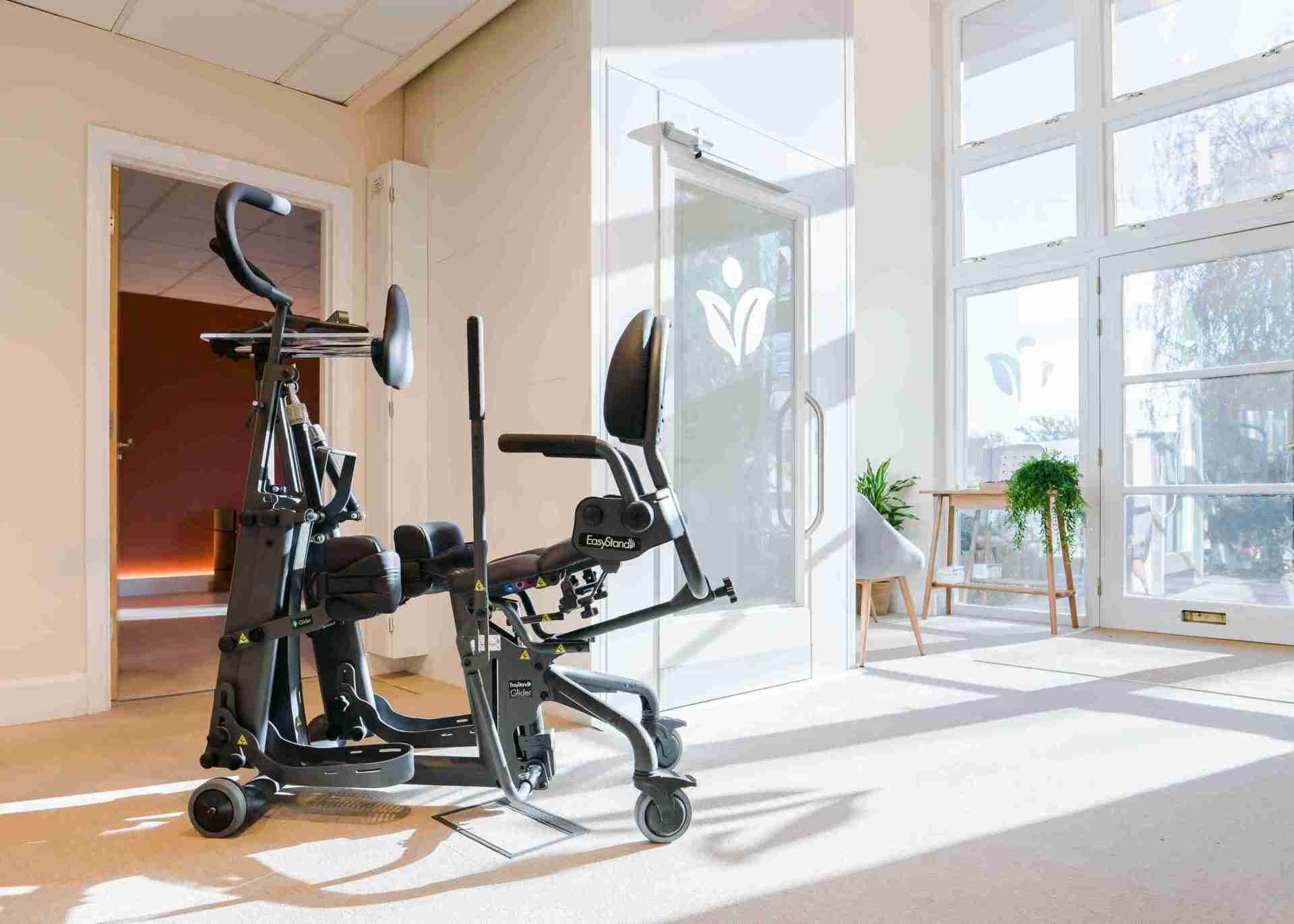 Easystand Glider downstairs in Vim Health Neuro Rehab centre