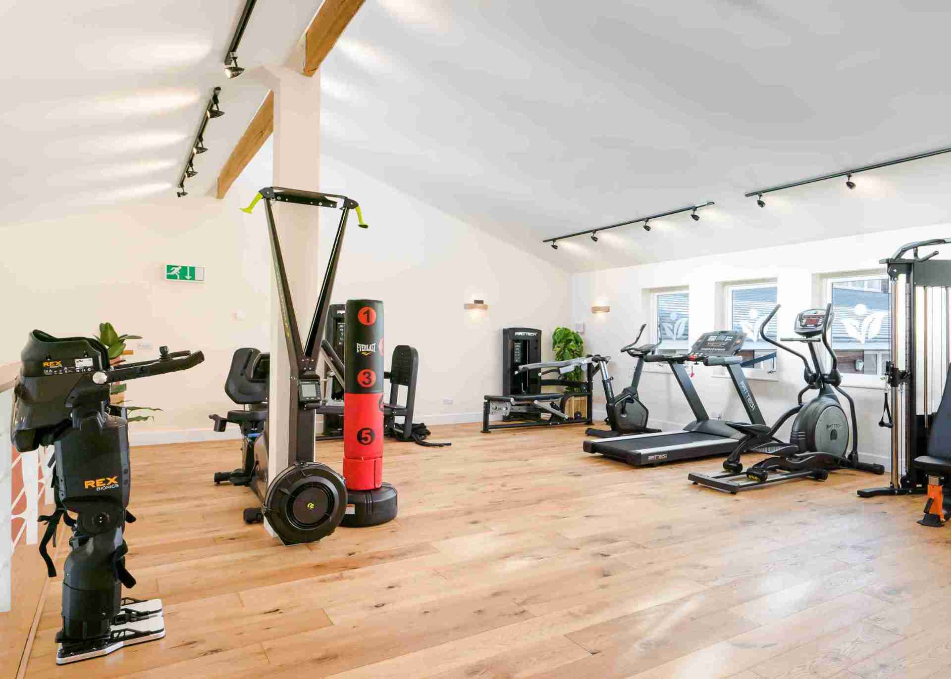 wide angle shot of the accessible gym